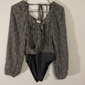 Altar’d state grey body suite.